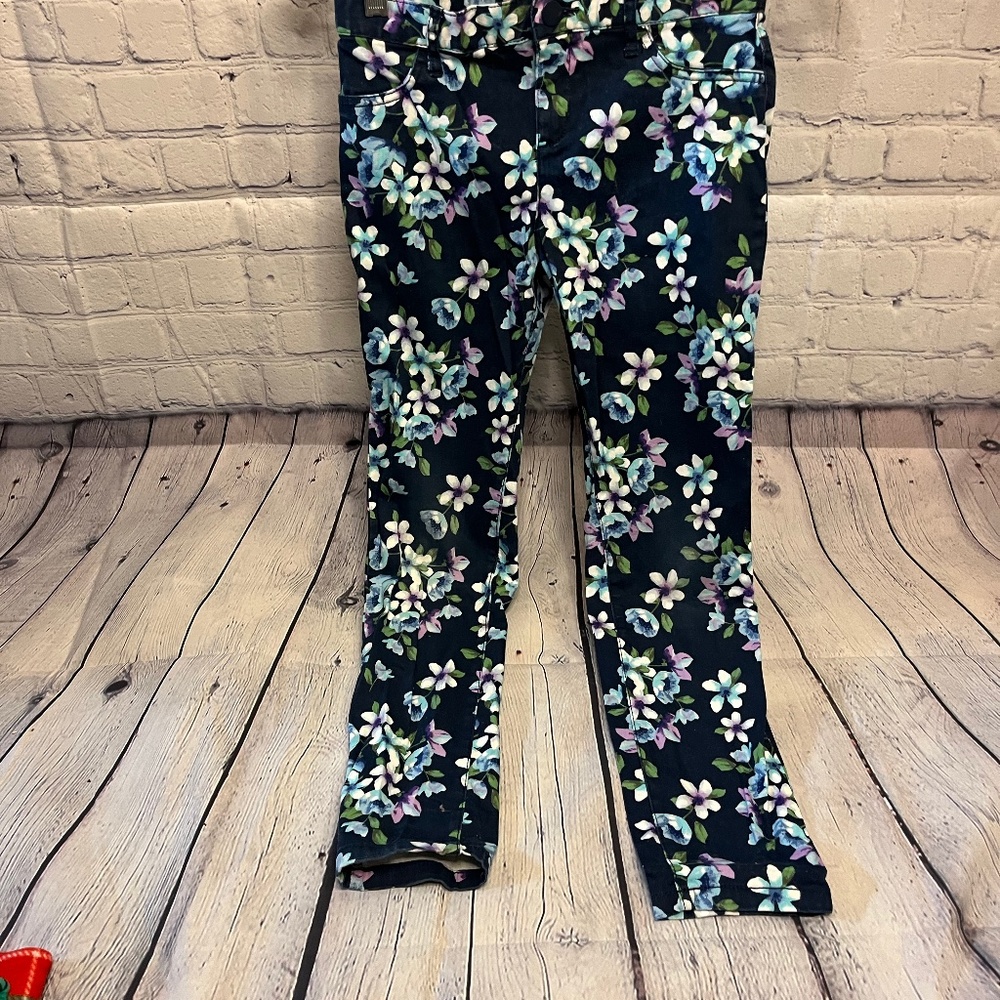 🌻Floral jean pant